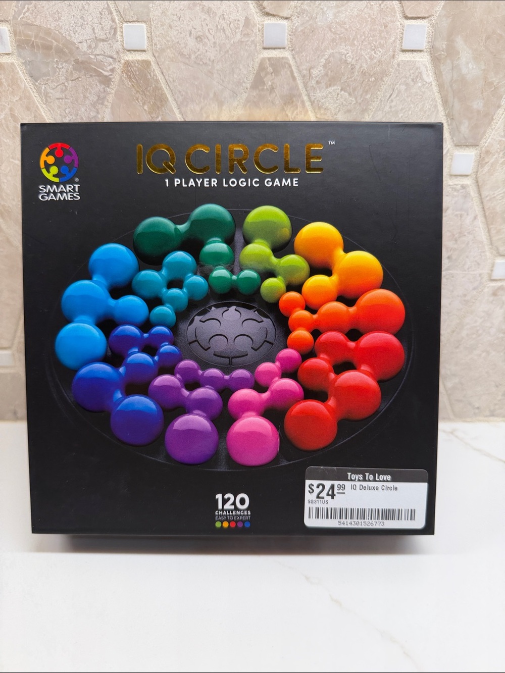 IQ Circle Logic Game - Multicolor Puzzle Set